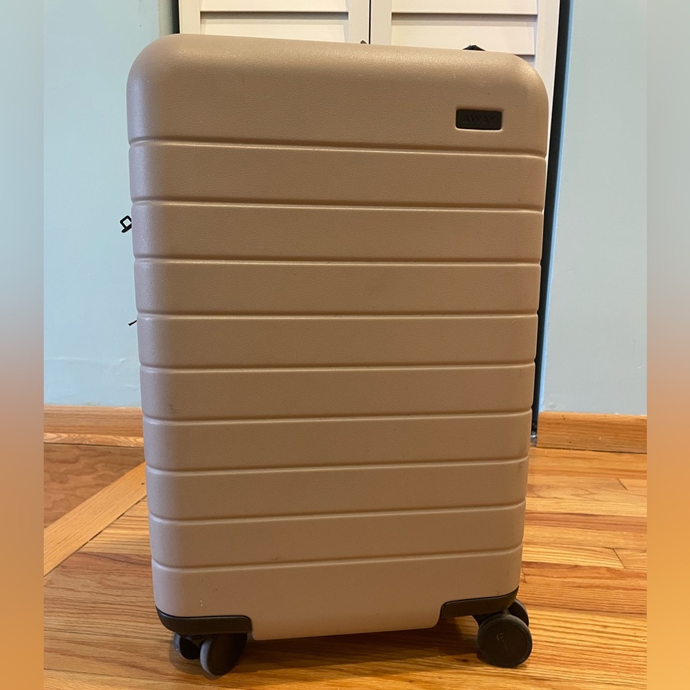 Away carry on suitcase - tope & black - great condition